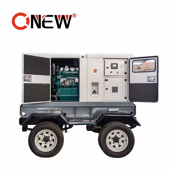 100kVA 300kw Soundproof Big Power Electric with /Deutz/Weifang/Wechai Ricardo Engine Diesel Electric Power Silent Generating Generator Set Trailer Price List