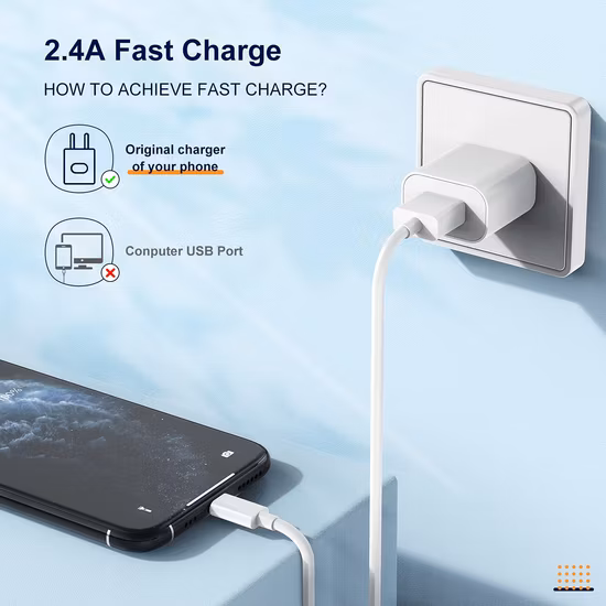 3 фута 6 футов 10 футов TPE Lightning-кабель для iPhone iPad USB-кабель для зарядного устройства телефона Кабель USB C для передачи данных Кабель для зарядного устройства iPhone Аксессуары для телефонов
